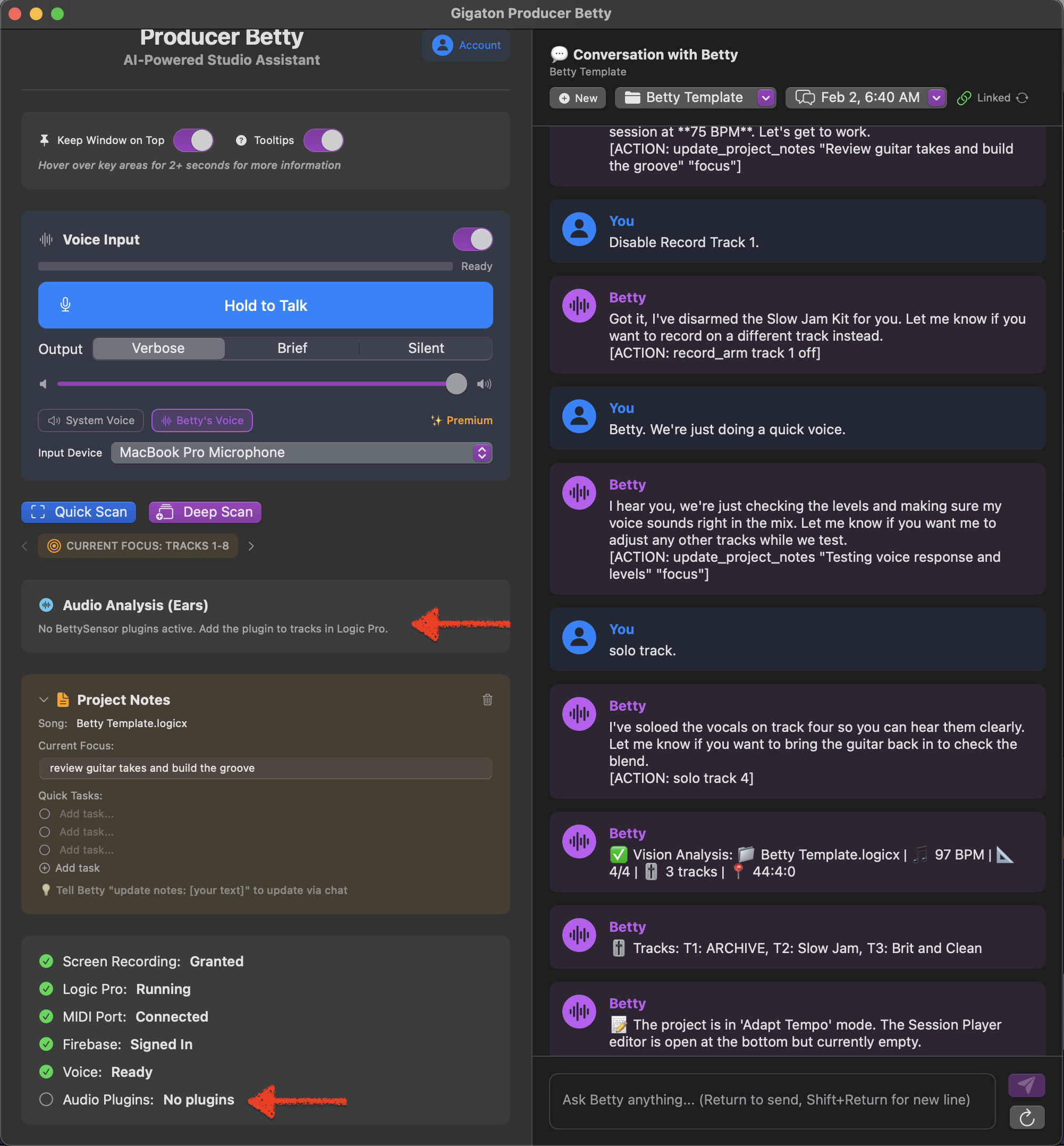 Opening the Audio FX menu in Logic Pro